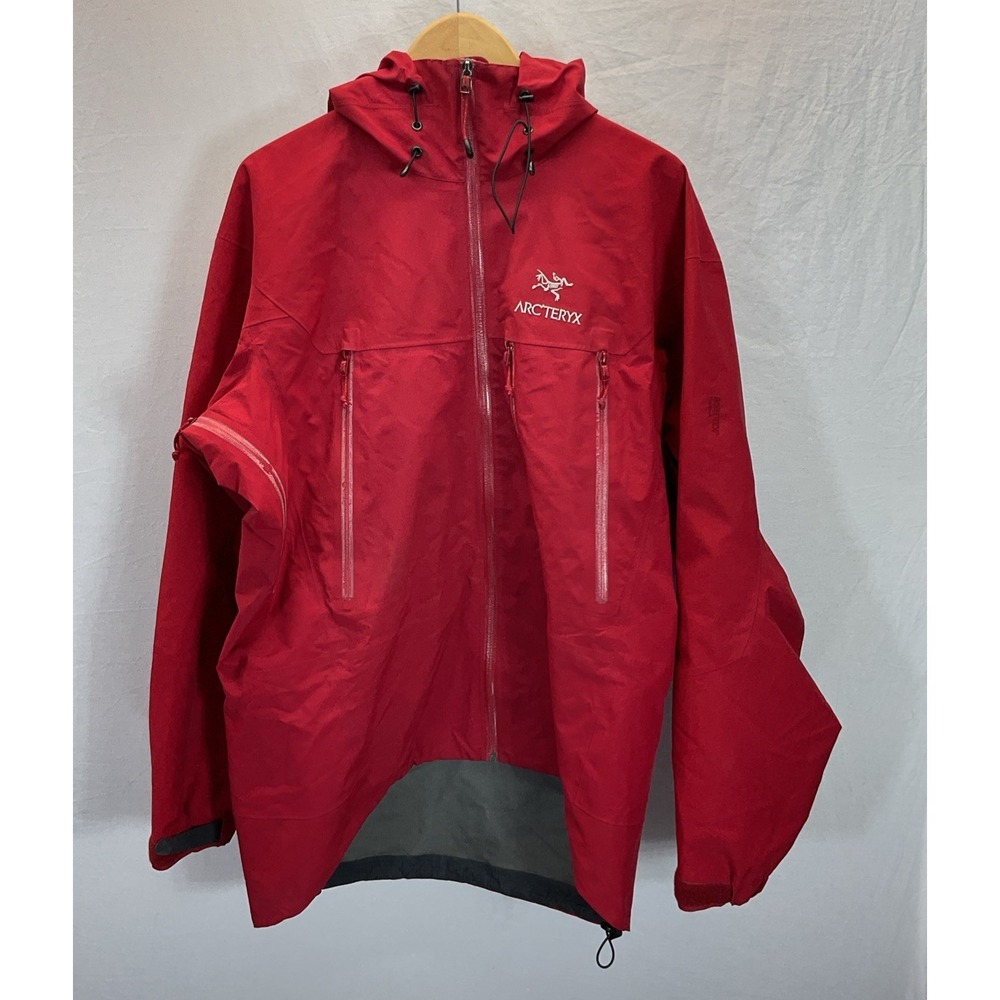 Men's Arc'teryx Beta SV Jacket RED - LG nylon lightweight